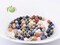 100 Pieces Natural Stone Beads Round Genuine Real Stone Beading Loose Gemstones Hole Size 1mm DIY Smooth Bead for Bracelet Necklace Earrings Jewelry Making (Natural Stone Beads Multicolor, 8mm)